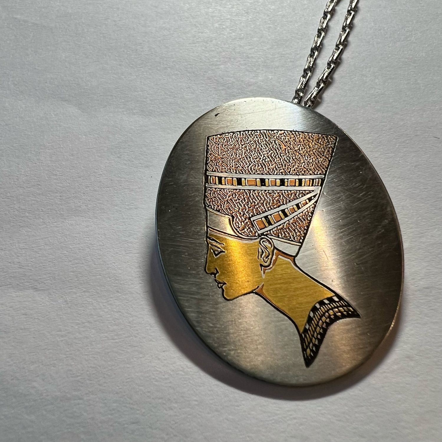 Reed &amp; Barton Queen Nefertiti Pendant/Brooch
