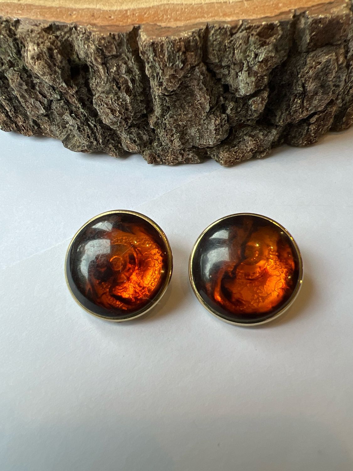 Tortoiseshell Clip-On Earrings