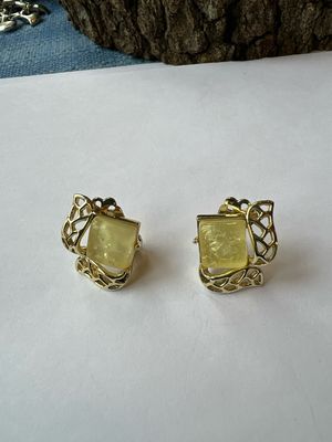 CORO Signed Clip-On Earrings