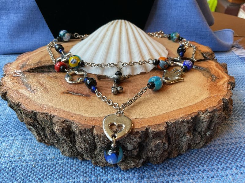 Faithful Bloom Charm Necklace – Vintage Devotion &amp; Quiet Grace