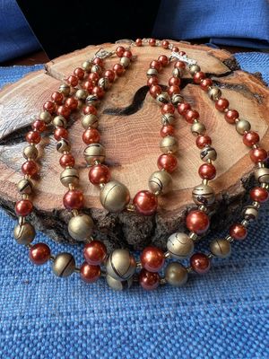 Three Strand Oriental Necklace