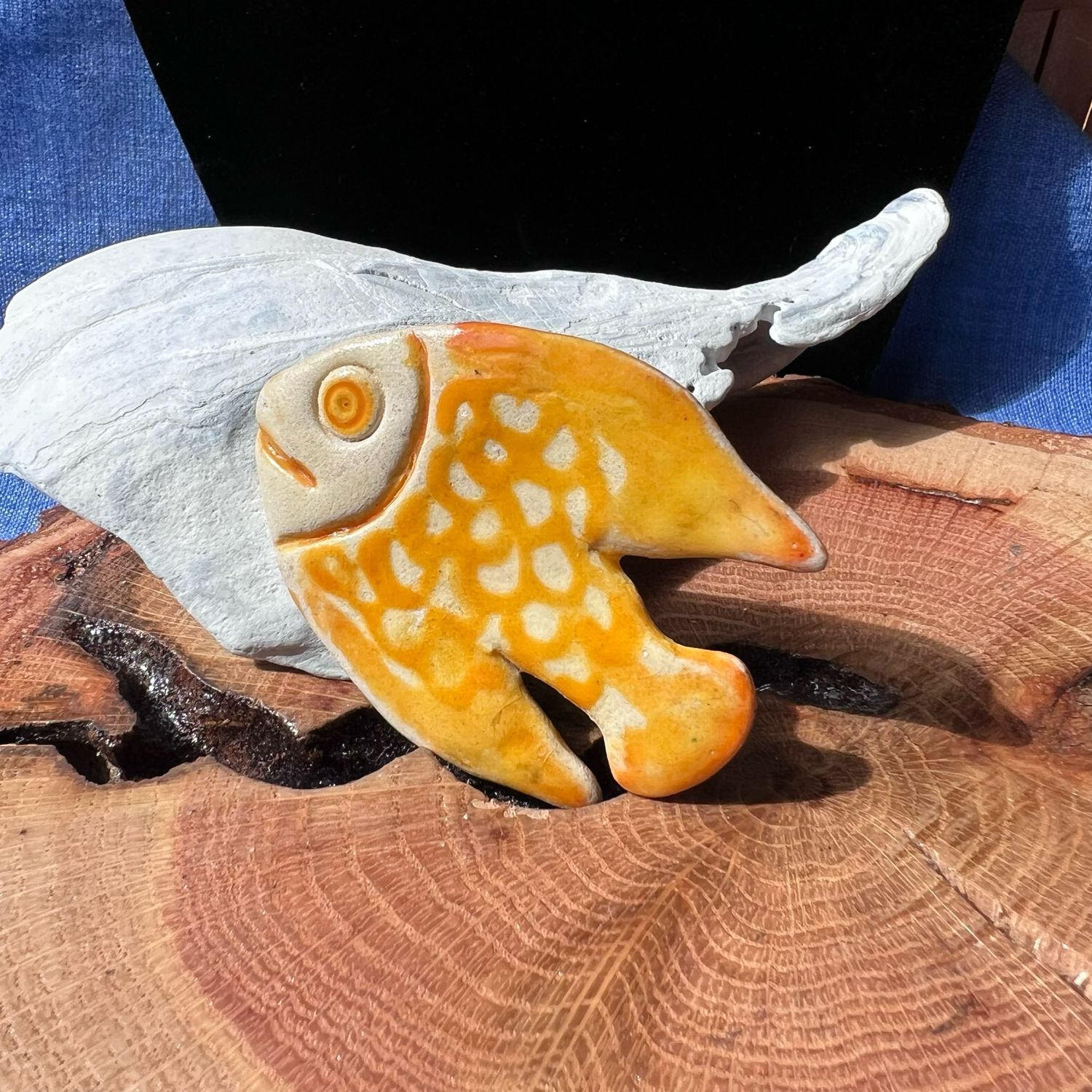 Fish Ceramic Brooch