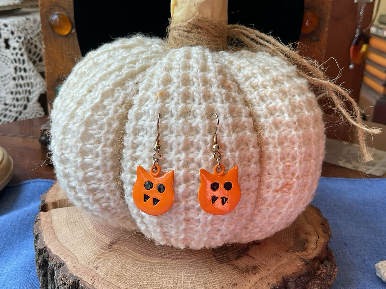 Kitty Cat Earrings Halloween