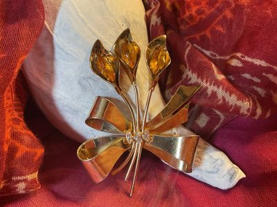 Coro Pegasus Sterling Brooch
