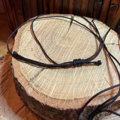 South Carolina Flag Wooden Pendant Necklace