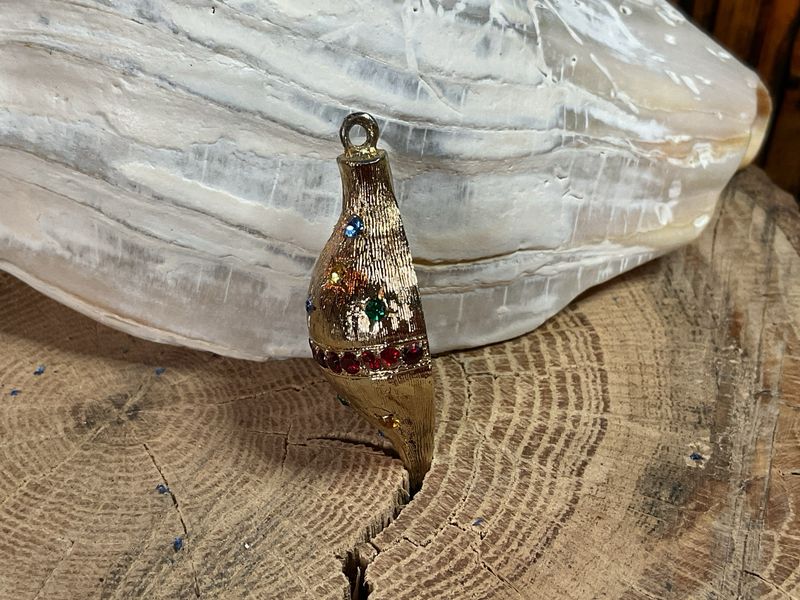 Holiday Spark – Vintage Napier Ornament Pendant (2”)