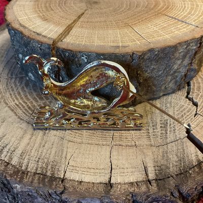 Ocean Whimsy – Vintage Whale Pin, 1960s Estate Charm