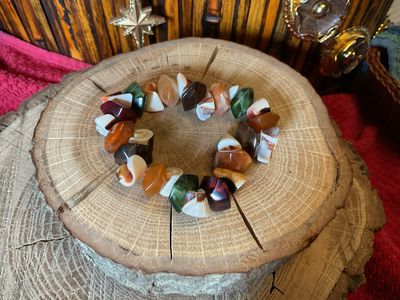 Stone And Shell Bracelet