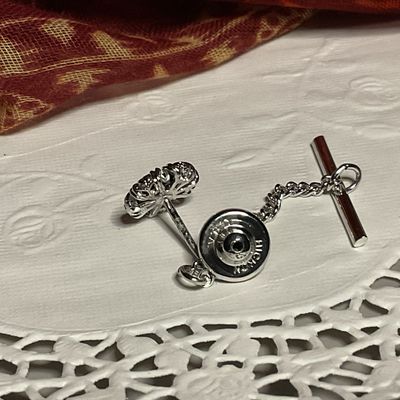Hickok Silver Tie Pin