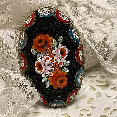 Antique Mosaic brooch.