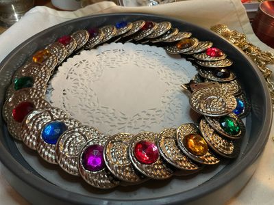 Glam Rock Metal Disc Belt