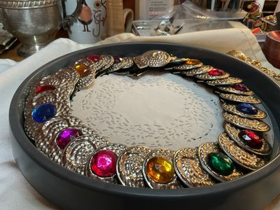 Glam Rock Metal Disc Belt