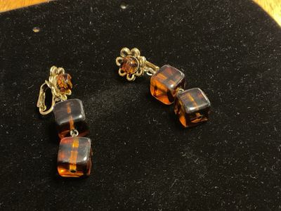 Vintage Cube Earrings