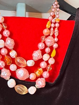Japan Three Strand Pink Necklace