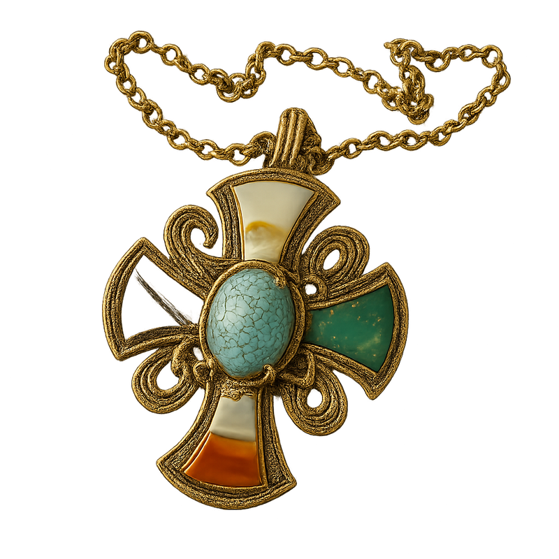 Signed MIRACLE Celtic Cross Necklace – Scottish Heritage &amp; Vintage Devotion