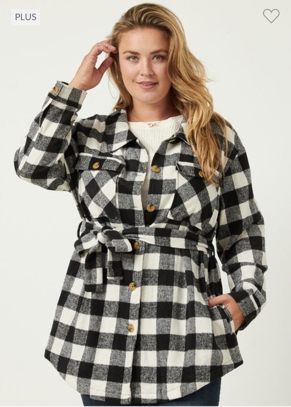 Blakeley Curvy Houndstooth Jacket