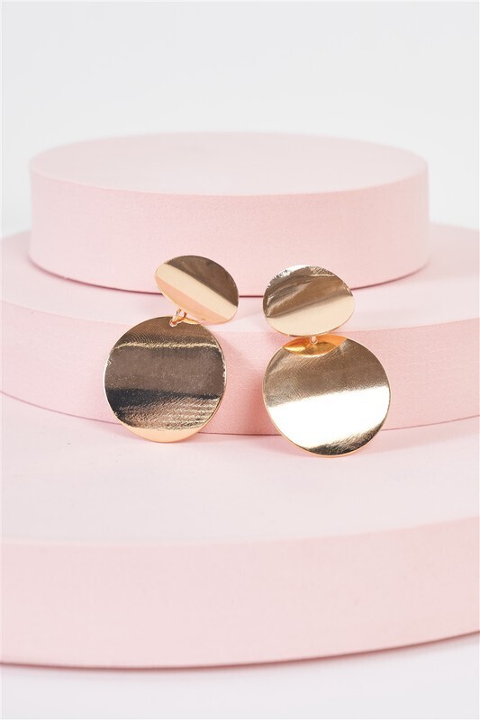 Double Plate Earrings