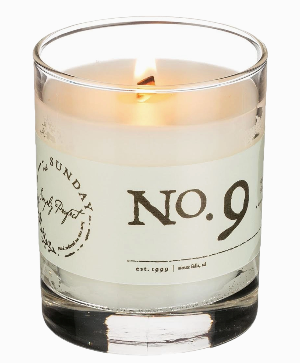No. 9 Candle Hand Poured Woodwick