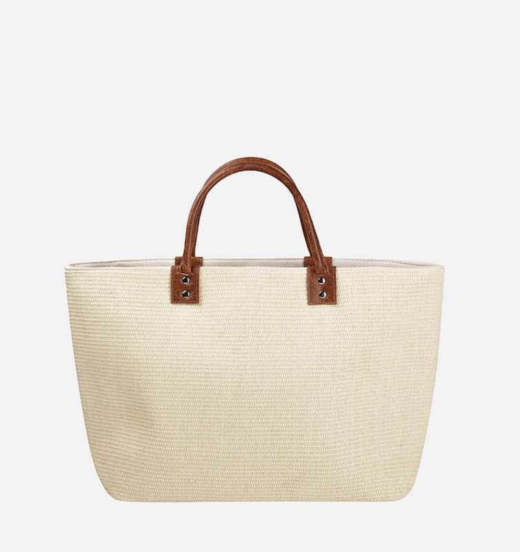 Hazel Straw Tote