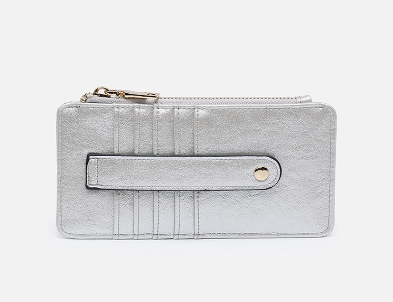 Saige Slim Card Holder Pearl