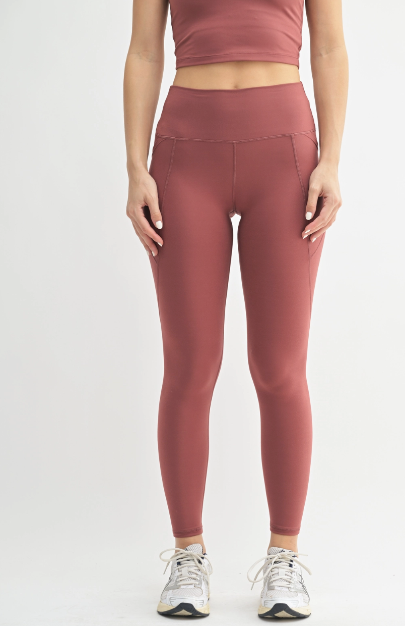 Red Pear Light Sculpt Leggings