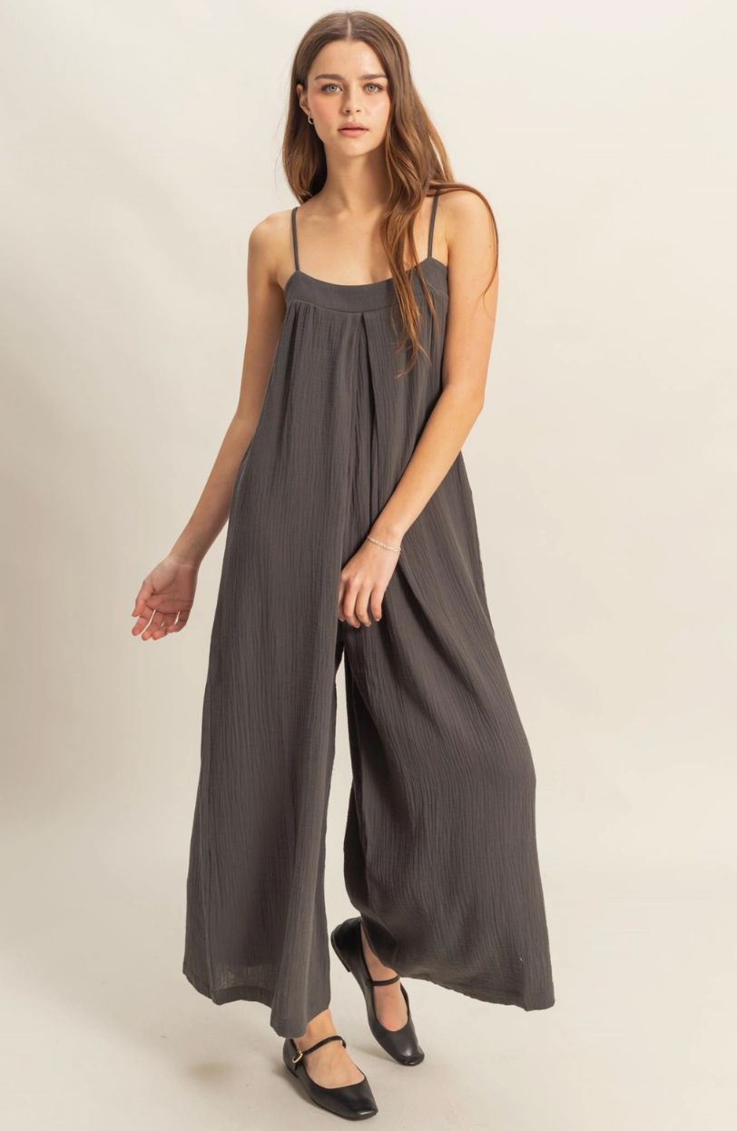 Char Gauze Jumpesuit