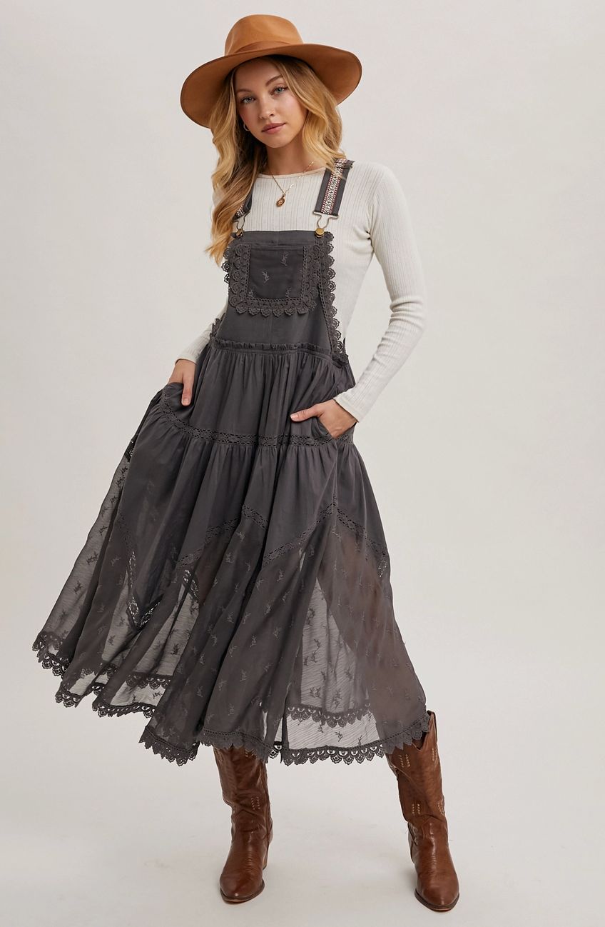 Tulle Bib Maxi