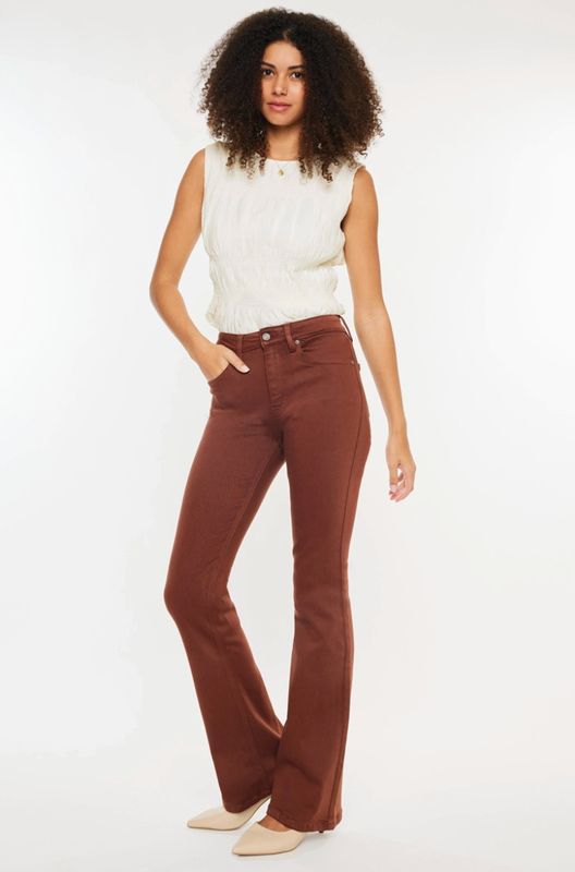 KC Plum Pie High Rise Boot Cut 