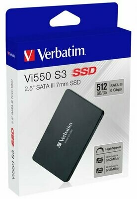 Verbatim Vi550 S3 SSD - 512GB Hard Drive