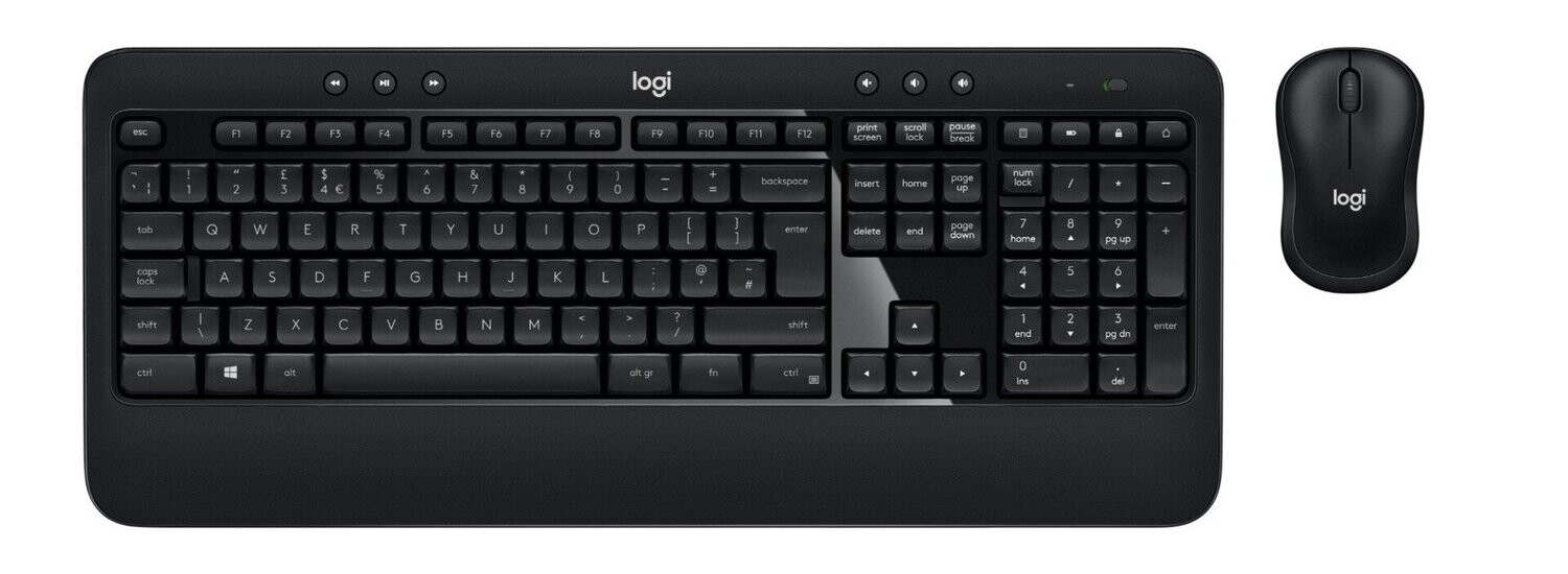 Logitech Advanced Combo - keyboard and mouse set - UK