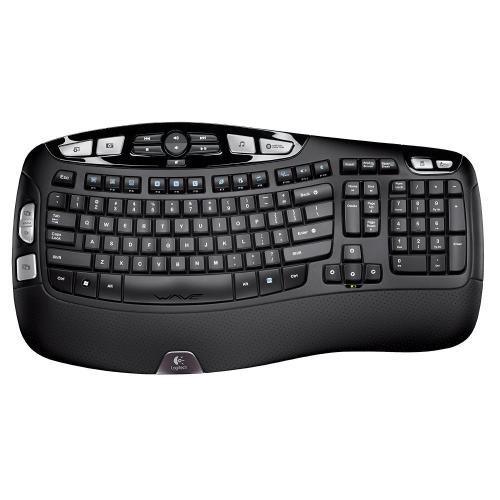 Logitech K350 Keyboard Wireless Connectivity Rf Black Usb Interface