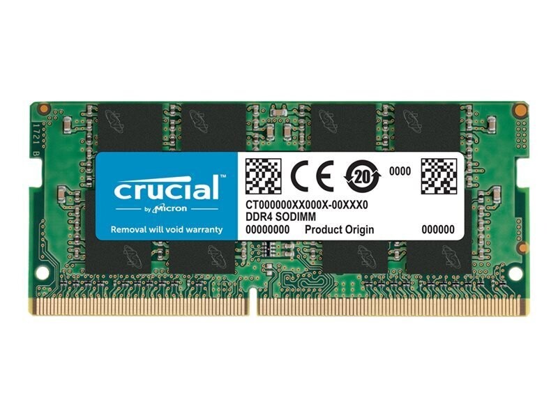 Crucial - DDR4 - module - 8 GB - SODIMM 260-pin - 2666 MHz / PC4-21300 - unbuffered