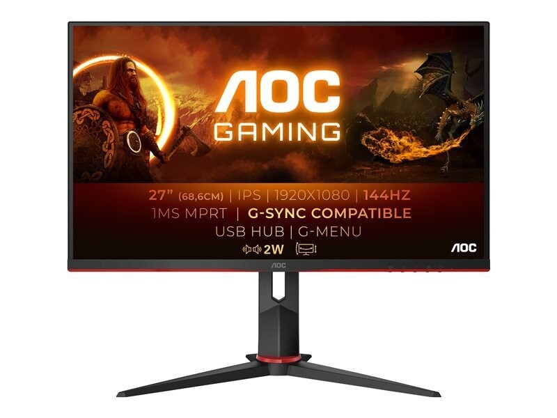 AOC Gaming 27G2U/BK, 2xHDMI, VGA, DisplayPort
