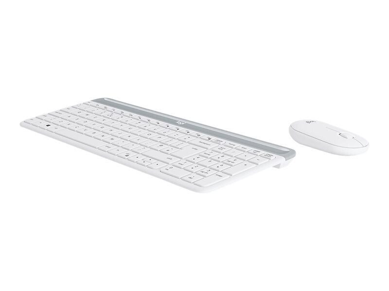 Logitech Slim Wireless Combo MK470 White