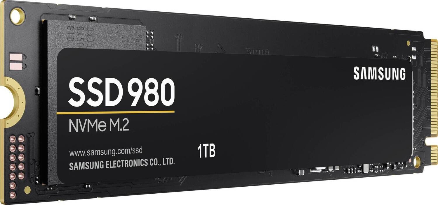 Samsung 980 1 TB NVMe/PCIe M.2 internal SSD M.2 NVMe PCIe 3.0 x4 Retail MZ-V8V1T0BW