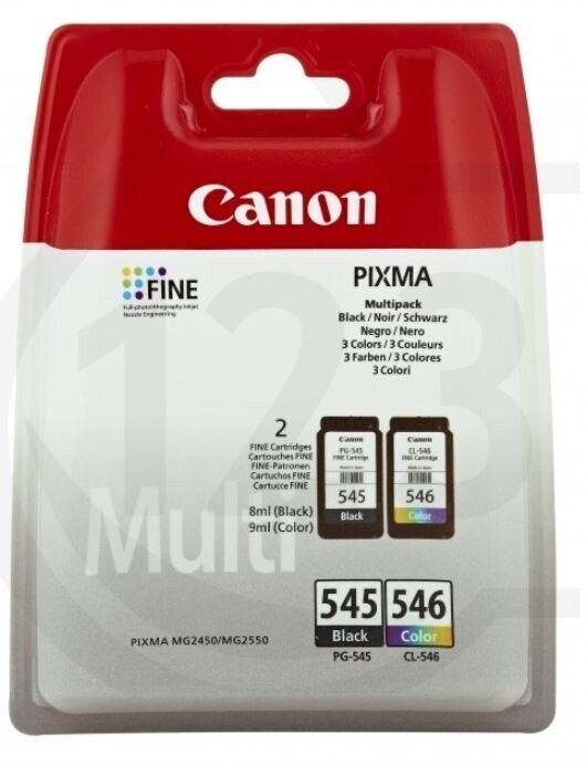 Canon PG-545 / CL-546 ink cartridge 2-pack (original Canon)