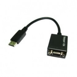 DisplayPort (M) to VGA (F) Video Adapter Converter