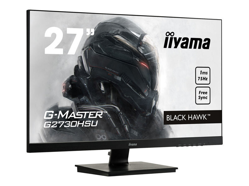 iiyama G-MASTER Black Hawk GB2730HSU-B5 - LED monitor - Full HD (1080p) - 27" Hdmi VGA DP