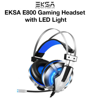 EKSA E800 Gaming Headset with LED Light