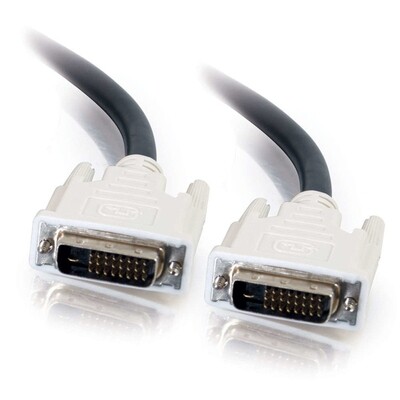 C2G DVI-D M/M Dual Link Digital Video Cable - DVI cable - DVI-D (M) to DVI-D (M) - 50 cm - black