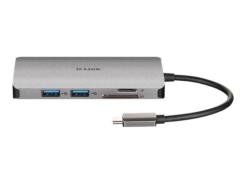 D-Link DUB-M810 - docking station - USB-C / Thunderbolt 3 - HDMI - GigE