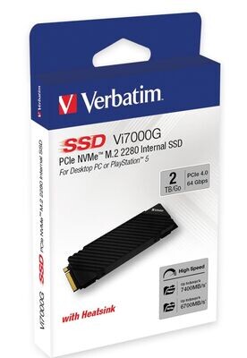 VERBATIM Vi7000G INTERNAL PCIe 4.0 NVMe M.2
SSD 2TB