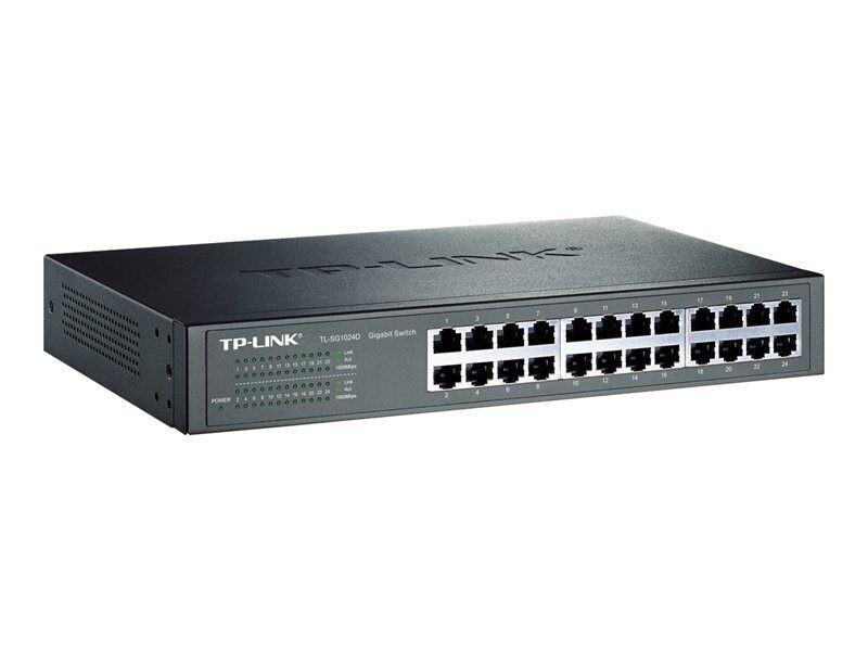 TP-Link TL-SG1024D - switch - 24 ports - rack-mountable