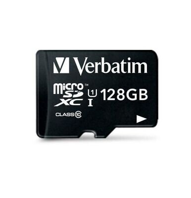 Verbatim MICRO SDHC 128GB CL 10 ADAP microSDHC card 128 GB Class 10 incl. SD adapter