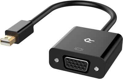 Adapter Mini DisplayPort (Thunderbolt) (Mini DP) to VGA, Full HD 1080P Converter