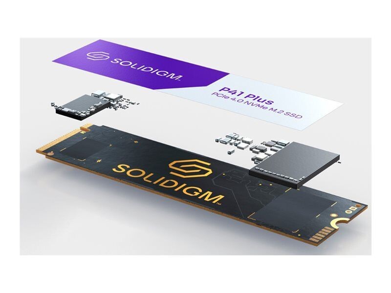 Solidigm P41 Plus Series - SSD - 2 TB - PCIe 4.0 x4 (NVMe)
