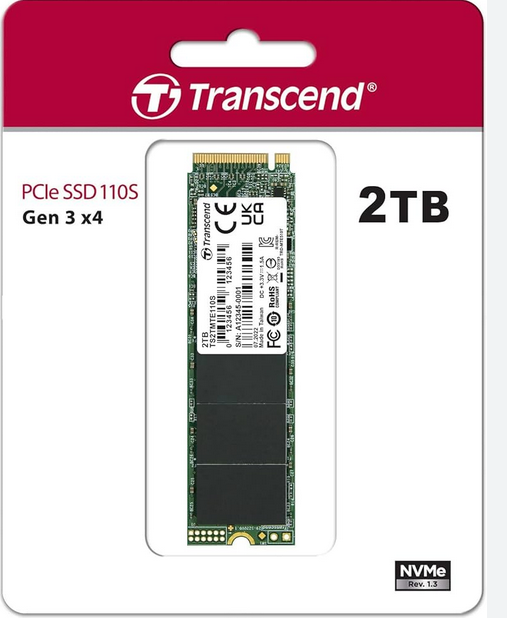 Transcend 110S - SSD - 2 TB - PCIe 3.0 x4 (NVMe)