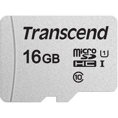 Transcend 300S - Flash memory card (adapter included) 16gb
