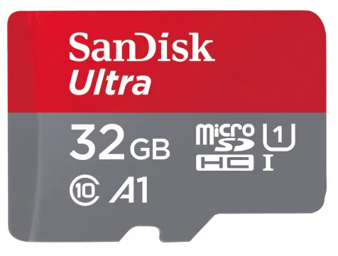 SanDisk Ultra - Flash memory card (microSDHC to SD adapter included) - 32 GB - A1 / UHS-I U1 / Class10 - microSDHC UHS-I