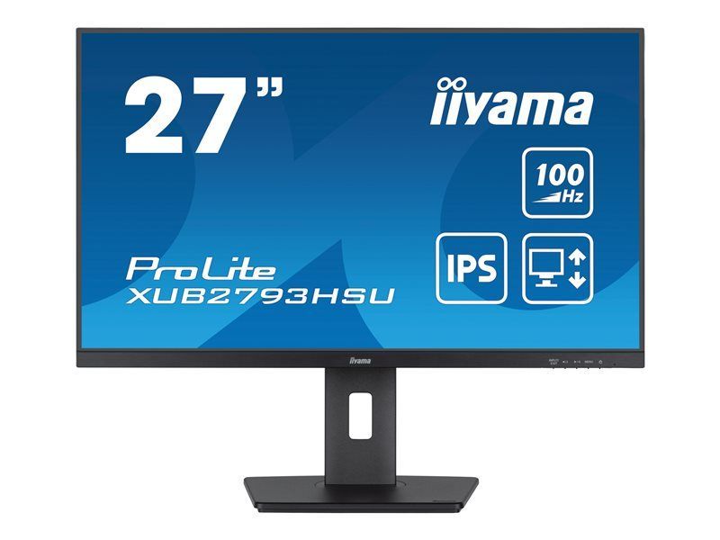 iiyama ProLite XUB2793HSU-B6 - LED monitor - Full HD (1080p) - 27" HDMI,DP